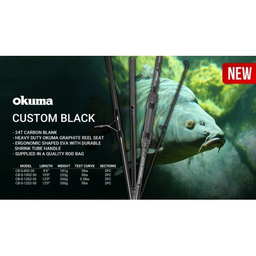 ROD CUSTOM BLACK 12' 5LB SPOD ROD CUSTOM BLACK 12' 5LB SPOD